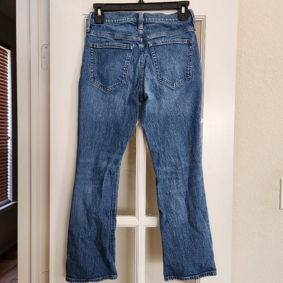 J.Crew Demi Boot Crop Jeans Women’s 24 Blue Mid Rise Cropped Denim - Picture 3 of 16